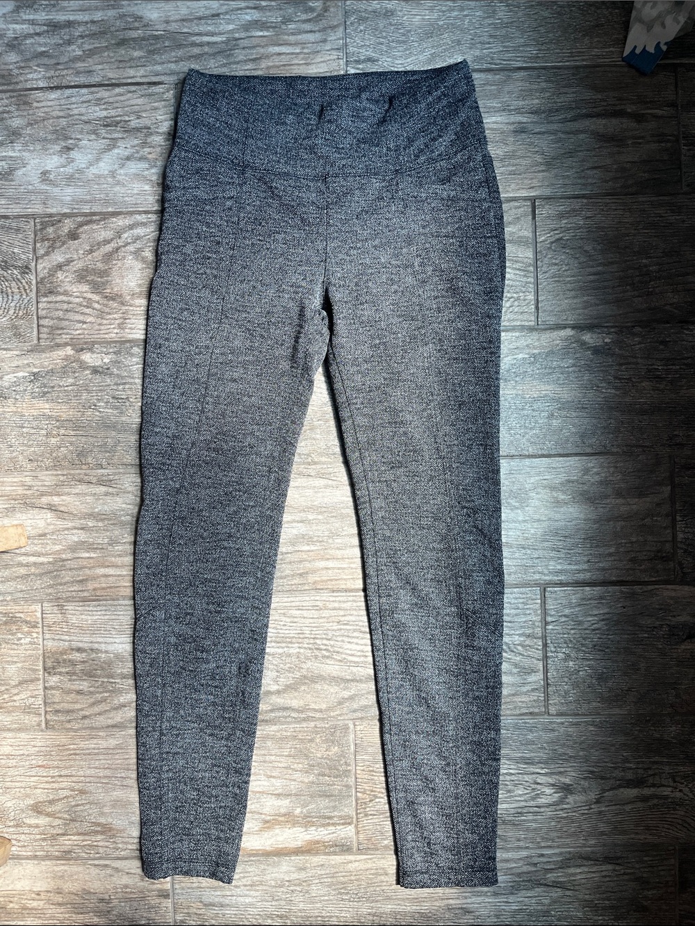 Athleta Dark Heather Gray High-Waist Leggings